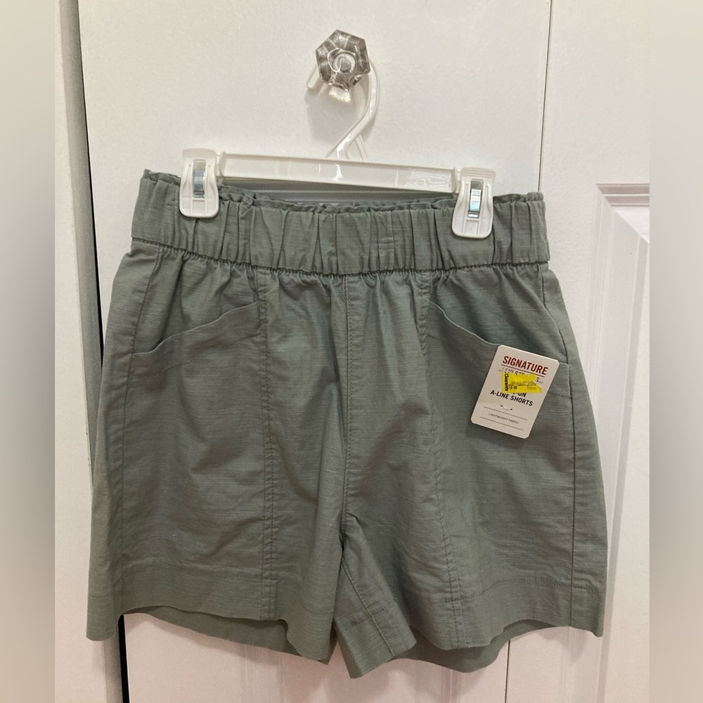 Green shorts
